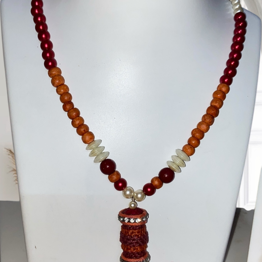 Handcrafted Jute Necklace Set for Women
