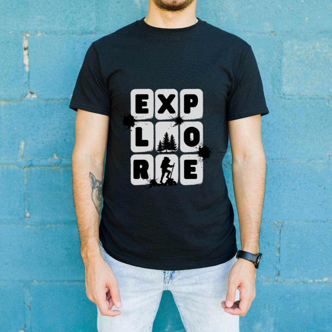 Explore the World in Style – Travel Lover Men's Graphic T-Shirt