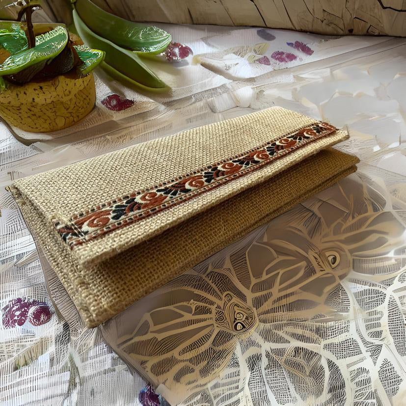 Johar Craft Jute Hand Clutch