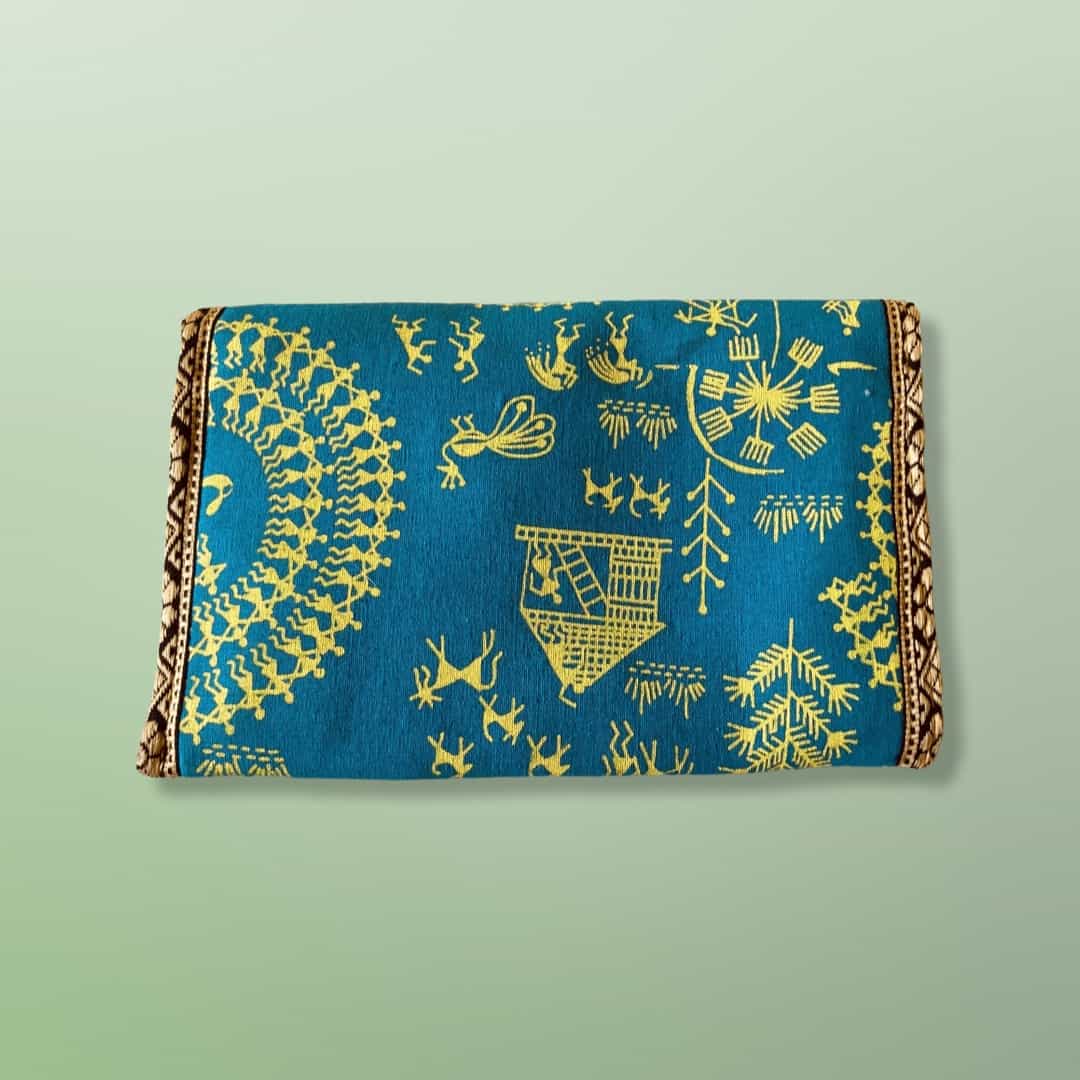 Johar Craft Jute Hand Purse - Handprinted Hand Purse - Women Hand Purse