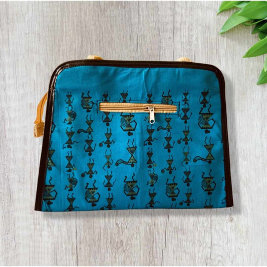 Handprinted Handbag - Women Handbag - Shopping Handbag - Shoulder Bag