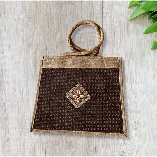 Jute Handbag - Women Shopping Handbag - Jute Travel Handbag - Large Shoulder Bag