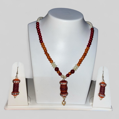 Handcrafted Jute Necklace Set for Women