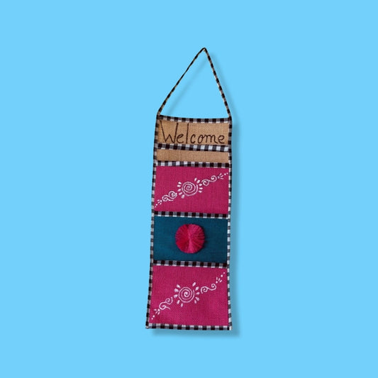 Wall Hanging Pocket Organizer - Letter Holder - Storage Organizer (3 Pockets)
