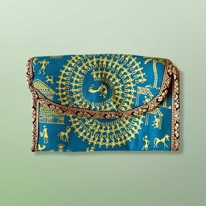 Johar Craft Jute Hand Purse - Handprinted Hand Purse - Women Hand Purse