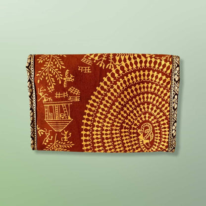 Johar Craft Jute Hand Purse - Handprinted Hand Purse - Women Hand Purse