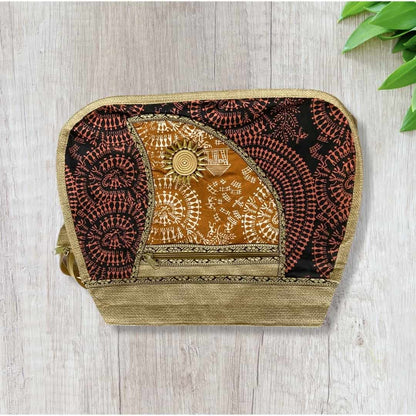 Handprinted Women Handbag - Shopping Handbag - Jute Travel Handbag - Large Shoulder Bag