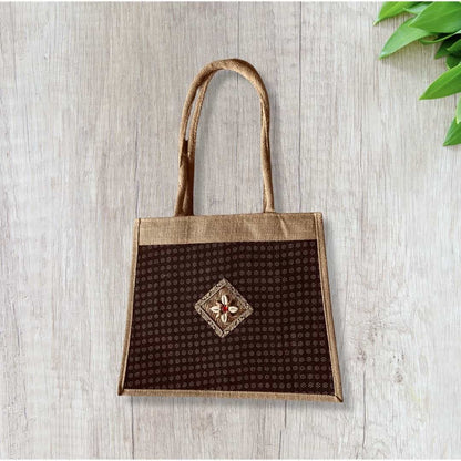 Jute Handbag - Women Shopping Handbag - Jute Travel Handbag - Large Shoulder Bag